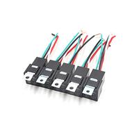 5 pezzi universale 4 terminali DC 12V 24V 40A presa relè di potenza for auto automobilistica
