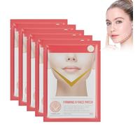 5 pezzi V Line Mask Rassodante V Maschera viso Rassodante Lifting Patch Double Chin Reducer Maschera Viso Doppio Meno Riduttore V Line Maschera Viso Per Mento Linea Contorno Lifting Up