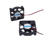 5 pezzi Ventole senza spazzole DC Ventola di raffreddamento for case del computer Ventola CPU 5 V 12 V 24 V Cuscinetto a manicotto 2 linee 25/30/35/40/50/60/70/80*10 mm 80/90*25 mm(DC5010 x 5pcs,12V)