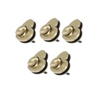5 pezzi vintage twist turn lock a forma di cuore serratura in lega di zinco