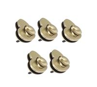 5 pezzi vintage twist turn lock a forma di cuore serratura in lega di zinco