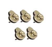 5 pezzi vintage twist turn lock a forma di cuore serratura in lega di zinco