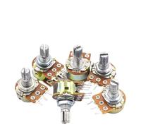 5 pezzi WH148 potenziometro rotativo lineare conico resistore 15 mm 20 mm 3 pin 6 pin WH148 B1K B2K B5K B10K B20K B50K B100K B250K B500K B1M(1K Ohm,3pin,20mm)