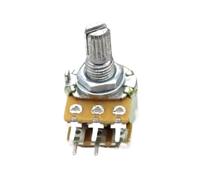 5 pezzi WTH148 6 pin 15 mm potenziometro rotativo lineare conico 1K 5K 10K 20K 50K 100K 500K 1M Ohm 15 mm albero 148 resistori variabili(50K Ohm)