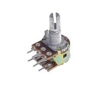 5 pezzi WTH148 6 pin 15 mm potenziometro rotativo lineare conico 1K 5K 10K 20K 50K 100K 500K 1M Ohm 15 mm albero 148 resistori variabili(50K Ohm)