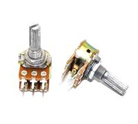 5 pezzi WTH148 potenziometro rotativo lineare a 6 pin 1K 5K 10K 20K 50K 100K 500K 1M Ohm albero da 20 mm 148 resistori variabili(50K Ohm)