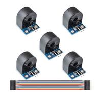 5 pezzi ZMCT103C 5A Sensore di corrente monofase, modulo micro convertitore di corrente, uscita precisa attiva AC, 5 mA max, 3000 V di misurazione, con cavo, per Arduino