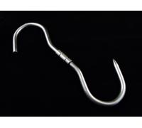 5 Pezzo - 260x10mm Drehhaken - Gancio da Macellaio per Carne Regolabile S