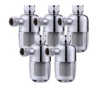 5 Pezzo In Acciaio Inox Anteriore Riutilizzabile Lavello Acqua Filtro Casa Rubinetto Acqua Lavatrice Scaldabagno Lavastoviglie Doccia Rubinetto Spin Down Filtro Sedimenti