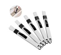 5 Piece Cleaning Brush Tool - Brush for Window Sill Sliding Track Clearance - Black