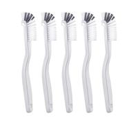 5 Piece Cleaning Dish Scrub Brush Kitchen Sink Bathroom Brushes, Household Pot Pan Dishwasher Edge Corners Grout Deep Cleaning Brush with Stiff Bristl