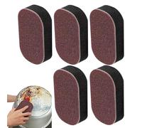 5-Piece Diamond Grit Sponge Eraser Set - High-Density Magic Scrub For Rust & Heavy Stain Removal | Heavy-Duty Dishwashing & Cleaning Tool | Multipurpose Household Scrubber