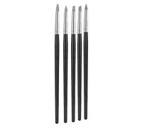 5-Piece Premium Clay Sculpting Tool Set with Silicone Tips for Detailed Ceramic & Modeling - Ergonomic Non-Slip Handles Control