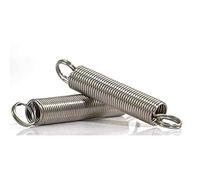 5 Pieces, 0.4mm Wire Diameter, Outer, 65-120mm Length 304 Stainless Steel Dual Hook Expansion Tension Spring(0.4x4x75mm)
