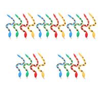 5 Pieces Figure Di Serpenti Finti Oggetti Scena Simulati Serpente