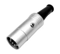 5 Pin Audio Adapter Stable Transmission Silver Plated S Terminal Connection