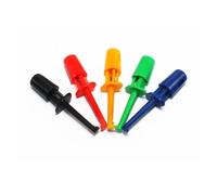 5 PINZA CLIP PER MULTIMETRO GANCIO A SALDARE SONDA TEST tester prova misurazione