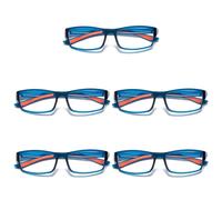 5 Pk Unisex da Uomo Blu Luce Blocco Occhiali da Lettura Nero Bianco Telaio