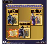 BATMAN 1989 Keaton + Nicholson Joker + Goon Ver 5 POINTS SET Action Figure Mezco