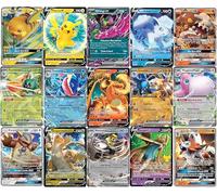 5 Pokemon - Lotto di carte ultra rare - V, Gx, ex, varietà assortite, senza duplicati