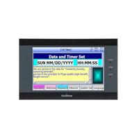 5 pollici HMI QM3G-50FH-24MR-2AD1DA-PT100-A4-485P Relè PT100 Combo Controllore logico programmabile
