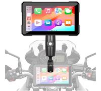 5 Pollici Navigatore Moto per Stelvio 2024 2025, con Wireless CarPlay e Android Auto, Impermeabile IP67, Navigazione GPS e Controllo Vocale