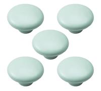 5 pomelli in ceramica per cassetti e armadietti, pomelli colorati per porte di mobili, 45 mm, pomelli rotondi a foro singolo, per armadio, cucina, camera da letto, accessori decorativi