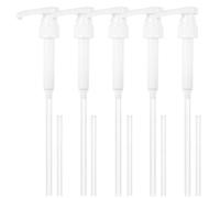 5 Pompa dosatrice per il miglior corpo nutrizione vitale drink, pompa per sciroppo dispenser per bottiglia da 1000 ml/500 ml, con 5 tubi lunghi e 5 tubi corti