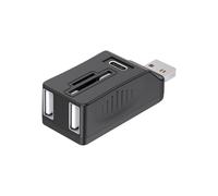 5 porte USB3.0 / USB2.0+Tipo C Adattatore Lettore di Schede Spina Diretta Multi Port Converter Portatile Dati Veloce Lettura Estensione