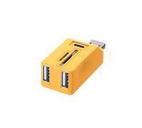 5 porte USB3.0 / USB2.0+Tipo C Adattatore Lettore di Schede Spina Diretta Multi Port Converter Portatile Dati Veloce Lettura Estensione