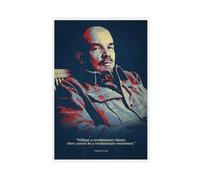 5 poster su tela con citazione motivazionale di Vladimir Lenin, decorazione artistica da parete per soggiorno e camera da letto, 20 x 30 cm