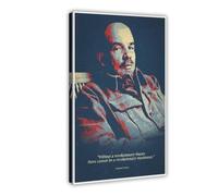5 poster su tela con citazione motivazionale di Vladimir Lenin, decorazione artistica da parete per soggiorno, camera da letto, 50 x 75 cm