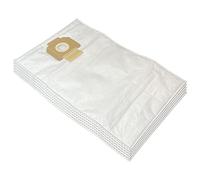 5 Premium Sacchetti Per Aspirapolvere Bosch GAS 15 L | GAS 20 L AFC | GAS 1200 L Professional | Compatibile con Bosch 2605411229 | 5 pezzi | Microfibra | con linguetta di chiusura antipolvere