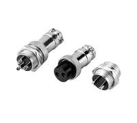 5 prese di tipo industriale GX12mm connettore for cavo a 2/3/5/6 core di tipo fisso(12)