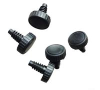 5 protezioni per la stecca da biliardo, copertura inferiore in plastica per Peradon & Master, resistente alla polvere e ai graffi, accessorio leggero da biliardo (denti da cuspide)