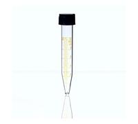 5 provette in vetro da 10 ml con tappo a vite e fondo conico for laboratorio