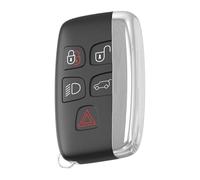 5 Pulsante Custodia a guscio per chiave auto remota Fob Copertura dell'alloggiamento della chiave per Land R0ver Range R0ver Discovery 4 / Freelander for Sport / Evoque per Jaguar XJ XJL XF