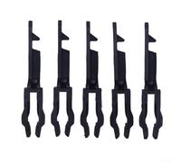 5 pulsanti di sicurezza antincendio in vetro con funzione di reset per una migliore risposta e prestazioni di lunga durata nei sistemi di sicurezza (nero)