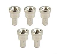 5 punte di posizionamento PH2 per viti per cartongesso con gambo esagonale da 1/4", progettate per il controllo della profondità e una sicura ritenzione della vite sulle punte da trapano (25 mm)