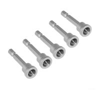 5 punte per cacciavite per cartongesso da 50 mm, punte per cartongesso Ph2, con collare magnetico antiscivolo in acciaio al cromo vanadio, vite limite per profondità