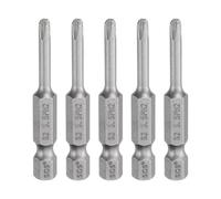 5 punte per cacciavite Phillips PH2 da 1/4" con codolo esagonale da 50 mm, in acciaio S2 magnetico di grado industriale, punte per trapano elettrico a croce da 3,5 mm