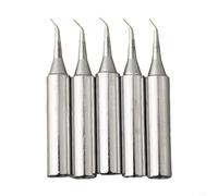 5 punte per saldatore in rame 900M-T, materiale in lega di rame-ferro per gamma 200-480 °C, colore argento, compatibili con serie 900M (900M-T-IS)