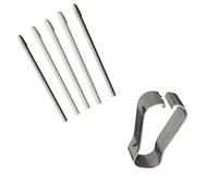 5 punte per touch screen, punte di ricambio per Samsung Galaxy S7 / S7 Plus EJ-PT870, 3 pezzi, bianco + 2 pezzi grigio