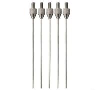 5 punti di contatto dell'ago per la misurazione del profondimetro, 1 x 50 mm, punta lunga M2 5 per l'uso con indicatori a quadrante