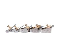 5 pz/1 set taglierina per aereo per violino taglierina per aereo in ottone dorato/argento strumenti per liutaio per violino fai da te (Color : Silver)