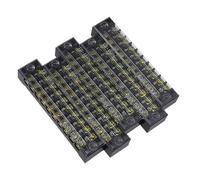 5 Pz 10 posizioni due righe 600V 15A FILO barriera blocchi Morsettiera TB-1510L