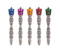 5 pz/10 pz Cacciavite Drill Bit 65mm Punte per Cacciavite Doppia Testa Bit Trapano Elettrico Attacco Strumento Doppia Testa Vite