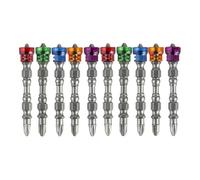 5 pz/10 pz Cacciavite Drill Bit 65mm Punte per Cacciavite Doppia Testa Bit Trapano Elettrico Attacco Strumento Lega Acciaio Vite