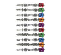 5 pz/10 pz Cacciavite Drill Bit Doppia Testa 1/4 Pollice 6.35mm Trapano Elettrico Strumento di Fissaggio Vite