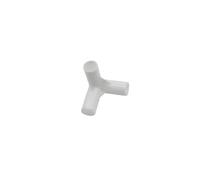 5 Pz 12mm PVC Dritto Gomito Croce Connettore Comune 60 90 120 135 Gradi Tee Connettore Tubo IN PVC Raccordo FAI DA TE Tenda Raccordi Fissi(White-06)
